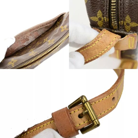 LOUIS VUITTON Jeune Fille PM Shoulder Bag Monogram Leather Brown M51227 80ED003 - Picture 13 of 15